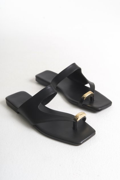Tasha Women's Daily Toe Buckle Slippers A012-K280