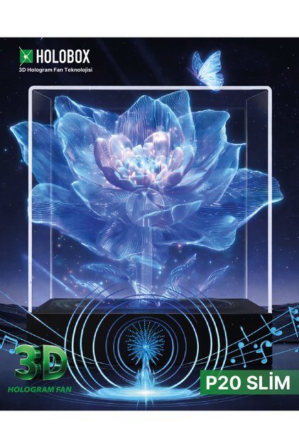 P20S Smart Sesli 3D Hologram Fan