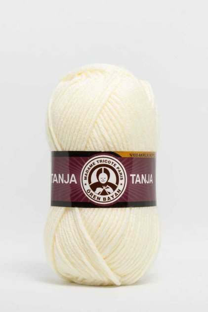 Tanja El Örgü Ipi 100gr |0005-ekru|