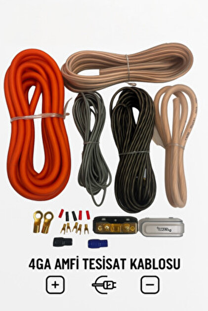 Soundmax Sx-awg 8 8 Ga Oto Ses Sistemi Kablo Seti Xv Sound