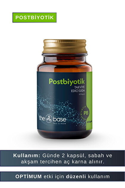 The Base Postbiyotik 60 Kapsül – Bağırsak Desteği & Bağışıklık