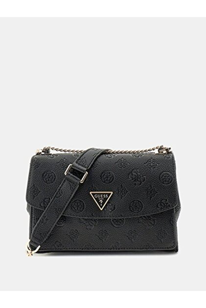 Guess ECO ERICA CNVRTBLE XBODY FLAP Kadın Antrasit Çapraz Çanta