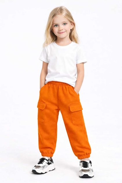 Cargo Pocket Pack Children's Sweatpants - School Sweatpants Jogger