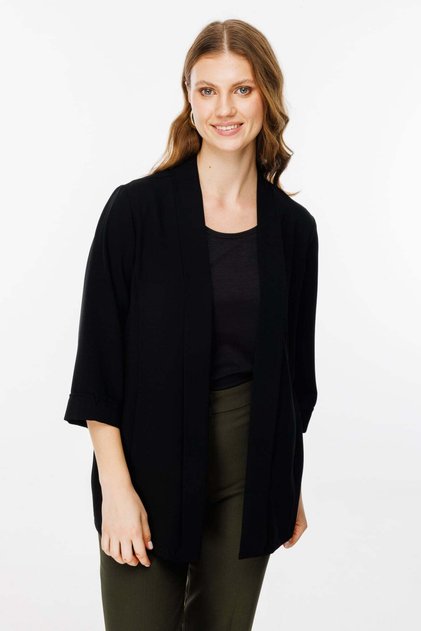 Mi shawl collar jacket with side pockets