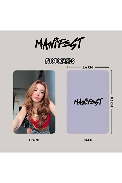 Kpop Dünyasi MANIFEST '' Mina '' Photocards Set 3 - Fiyatı, Yorumları