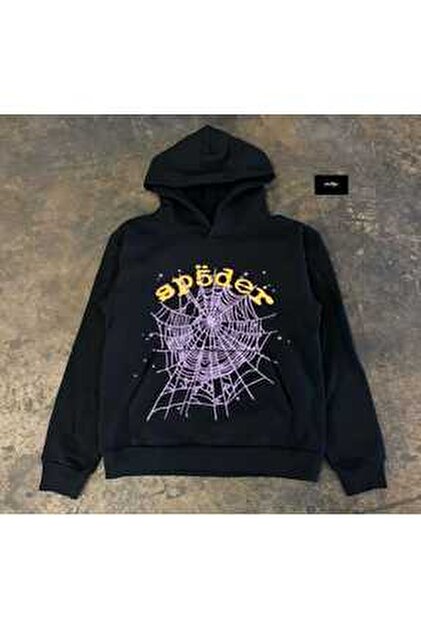 トップス Sp5der FULL TOLERANCE Sp5Der Unisex Model Pamuklu Kapüşonlu Sweatshirt