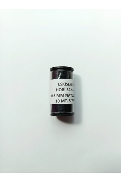 0.6 mm 10 Meters Nylon Thread Nylon Yarn Nylon Net Yarn Nylon Rosary Thread Black One Hundred Percent Nylon
