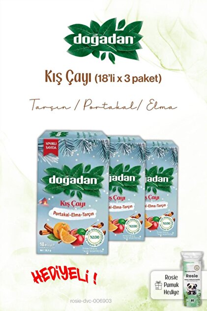 X3 Winter Sachet Tea 18-Pack and Rosie