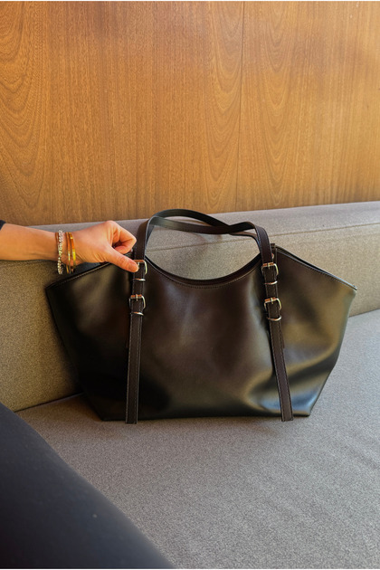 Women's Hand and Shoulder Bag BLACK