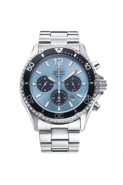 Ceas Sports Solar Powered Chronograph RA-TX0206L10B, carcasă 43mm, cadran albastru