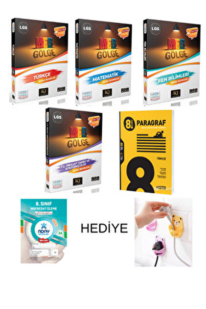 Paraf Yayınları LGS Meb Gölge Tür-Mat-Fen-İnk-Mozaik Paragraf