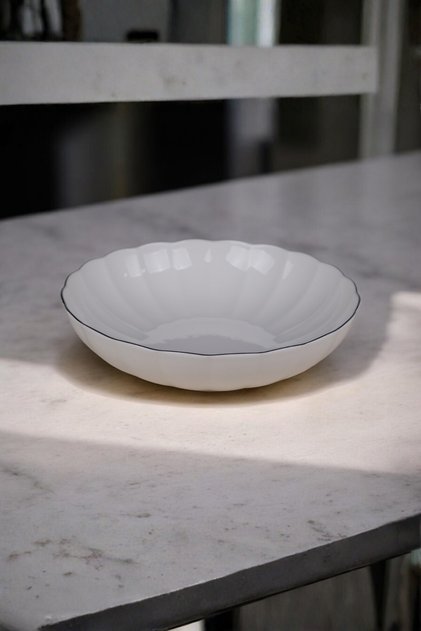 Bone Luz Platin Mesh Bowl 25X6Cm 2000ml Single Bnlzf25Ks00