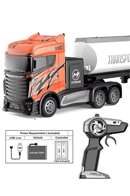 Tıfıl Toys Kumandalı Şarjlı Sesli Işıklı 1:16 Trafik Setli Full