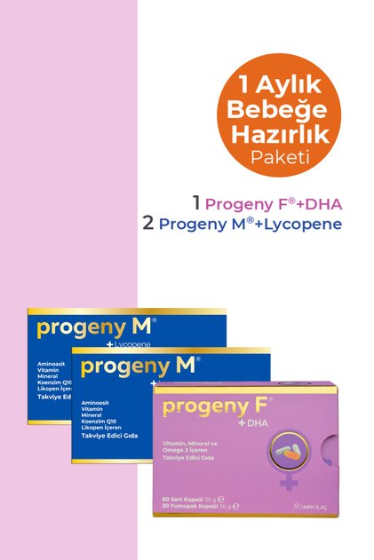 BEBEĞE HAZIRLIK PAKETİ / 1 AYLIK (2 M® + 1 F®)