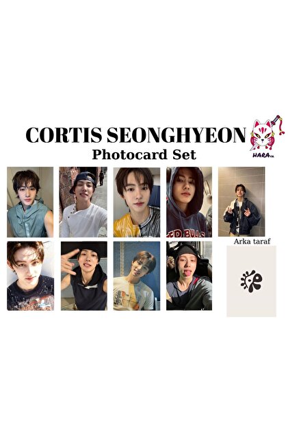 Hara Company Cortis Seonghyeon Photocard Seti ( 9'lu ) Fanmade
