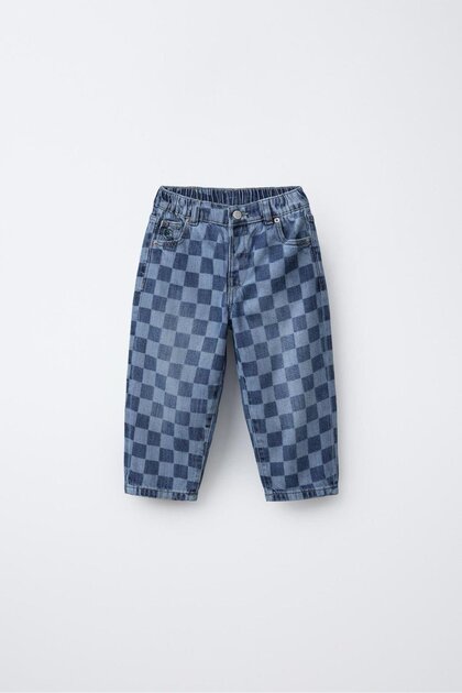 Dečački kvadrat Sa deznom plave Denim pantalone