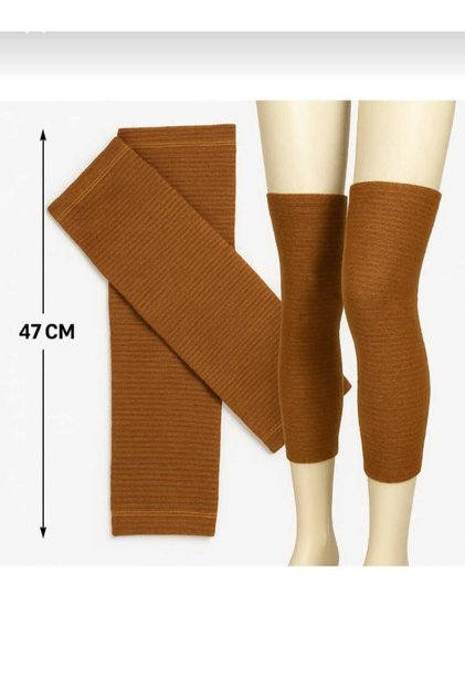 Deve Baldir Knee Protection Long Warm Thermal Wool Knee Pads