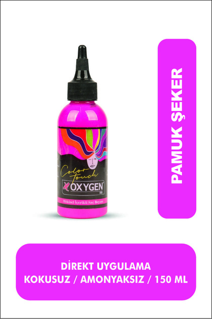 Pamuk Şekeri Bitkisel Içerikli Renkli Saç Boyası 150 Ml | Cotton Candy Color Touch