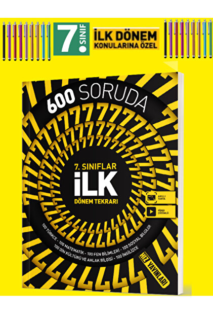 Hız ve Renk Yayınları Hız Yayınları 7. Sınıf İlk 600 Soruda