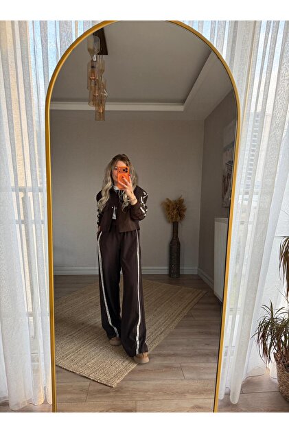 Ezgi Atelier Rahat Kesim Şerit Detaylı Takım