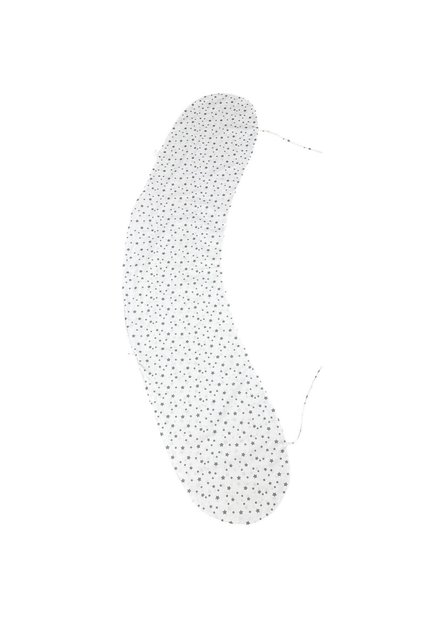 Husa bumbac detasabila pentru Perna gravide Lucia 3 in 1, forma de semiluna, model stelute