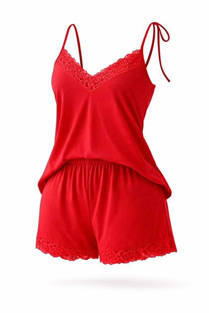 Gob Core Plus Size Lace Strap Shorts-Top Set
