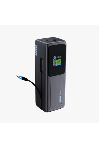 30000mAh Power Bank 140W PD Fast Charging with Built-in USB-C Cable