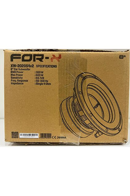 ぼう様 For-X XW-2020S4V2 600 WAT 300 RMS 20 CM BAS SUBWOOFER - Fiyatı