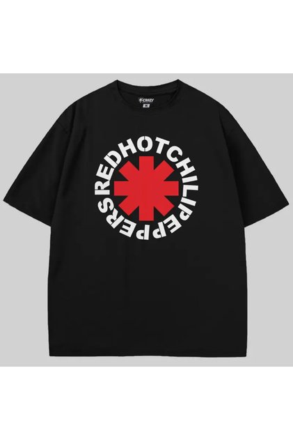 Red Hot Chili Peppers Logo Oversized T-Shirt