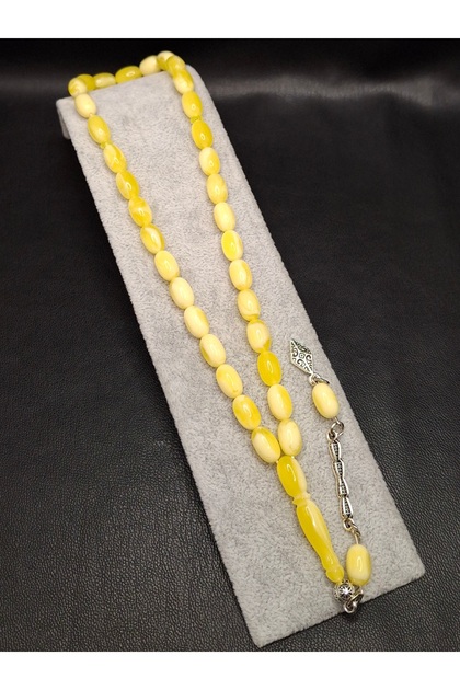 Harpa Cut Special Model Beirut Drop Powder Amber Prayer Beads