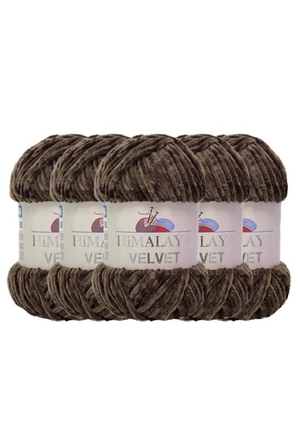 Velvet Velvet Knitting Yarn, 90066, 5X100 Grams, 5 Skeins