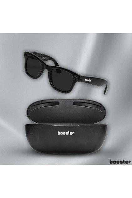 Ochelari Smart Booster Vision Pro, 8MP Camera, Control Vocal, IP65, Charging Case