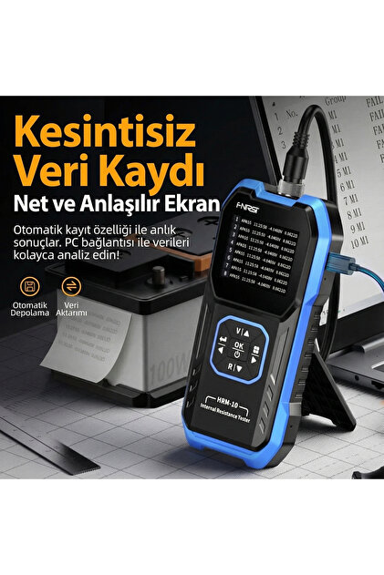 FNIRSI HRM-10 Akü Voltajı Dahili Direnç Test Cihazı - Fiyatı