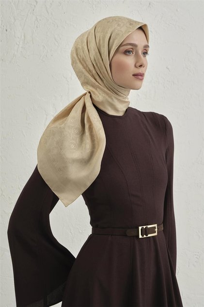 Şık Çok Renkli Pamuklu Eşarp Modern Eşarp