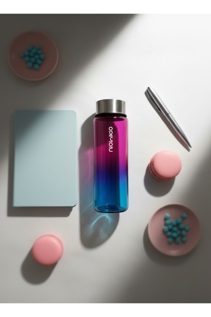 550 ml Glass Water Bottle – Premium Lid Glass Flask | Leak-Proof & Bpa Free