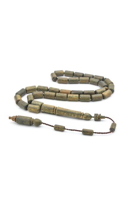 Systematic Cut Model Large Size Green Rosewood Tree Prayer Beads