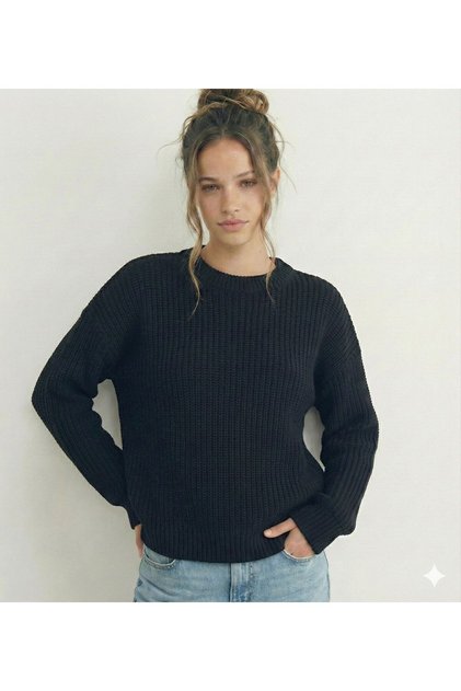 Women's Thessaloniki Knitted Crew Neck Sweater