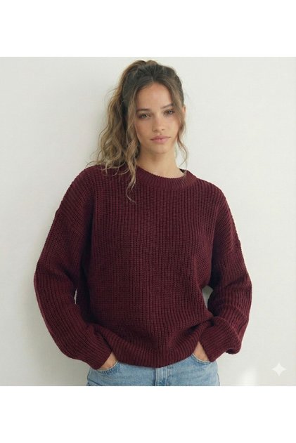 Women's Thessaloniki Knitted Crew Neck Sweater
