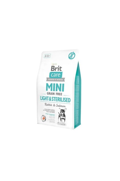 Hrană uscată pentru câini mini adulți, fără cereale, ușoară și sterilizată, 7 kg