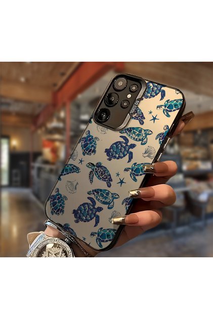 Samsung galaxy s24 ultra compatible turtle-themed Printed dirt-resistant phone case mk01a