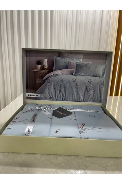 %100 Pamuk Poplin Çift Kişilik Nevresim Takımı