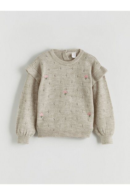 Özmarka New Season Crew Neck Girls' Sweater