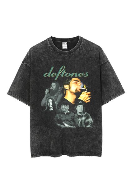 Washable Deftones Printed Unisex Oversize Vintage T-Shirt