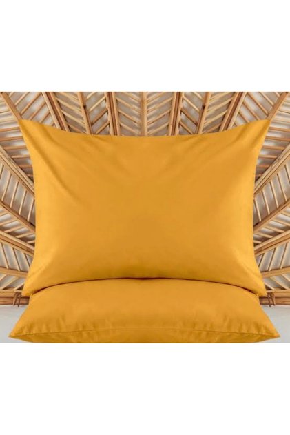 Mustard Pillowcase 2 Pieces; 50X70