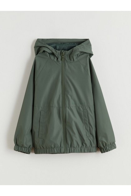 Water Repellent K Hooded Boy's Coat