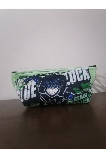 حامل أقلام منقوش من OWL BAG Blue Lock Isagi Yoichi - حقيبة مكياج