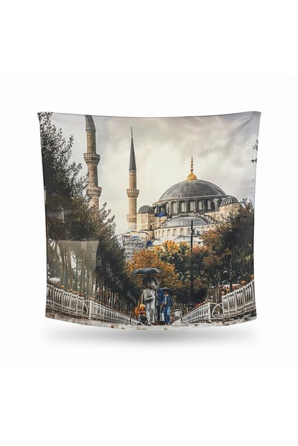 وشاح سلطانةمت ذو تصميم خاص منقوش