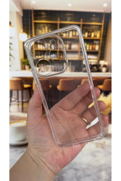 Tecno spark 10 pro compatible transparent shock absorbing camera protection clear case
