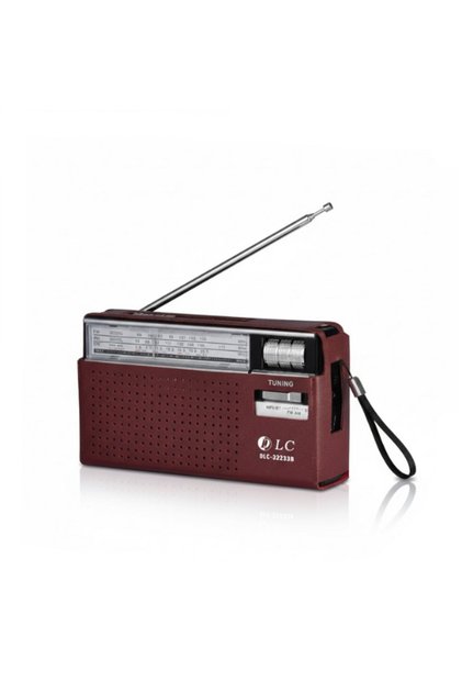 Portable Radio -32233B – Digital Signal Processor, USB Port, Bluetooth, Mp3 Player, Rechargeable Battery - Dark Brown
