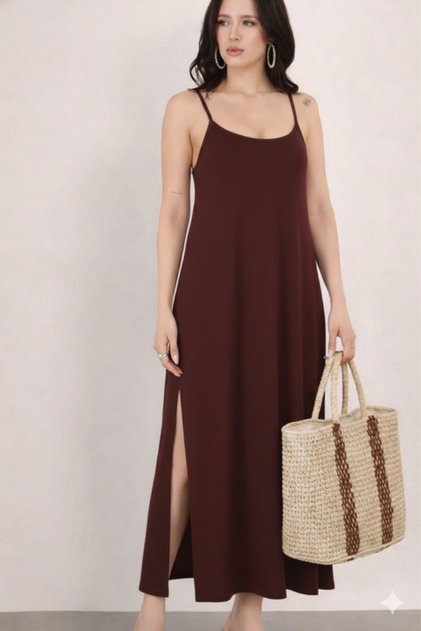 Plus Size Relaxed Fit Modal Dress